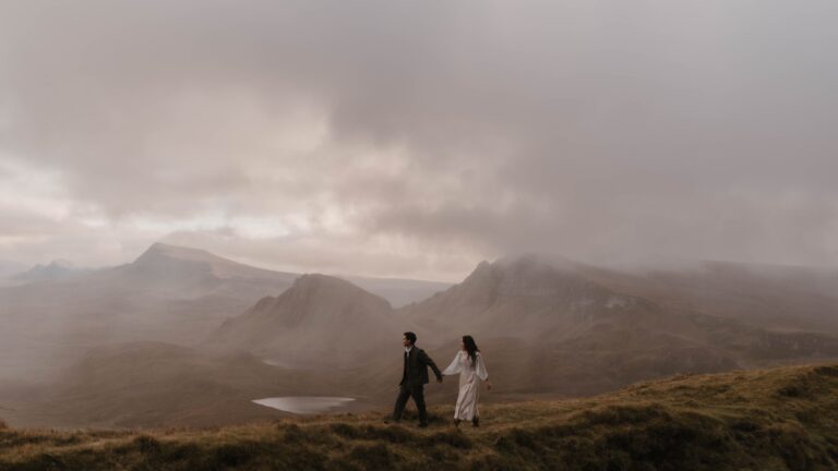 Cinematic Isle of Skye Engagement Session Inspired by Renaissance Art