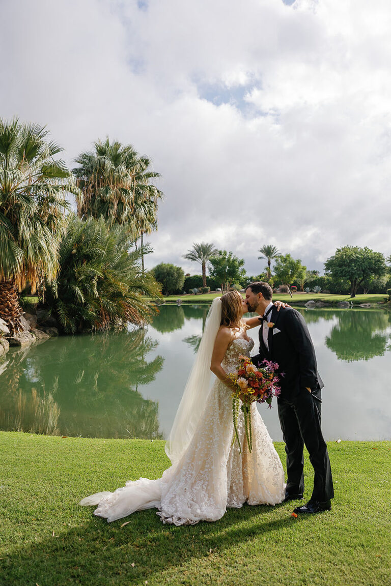 Romantic Rainy Wedding at Mirabella Estate in Southern California
